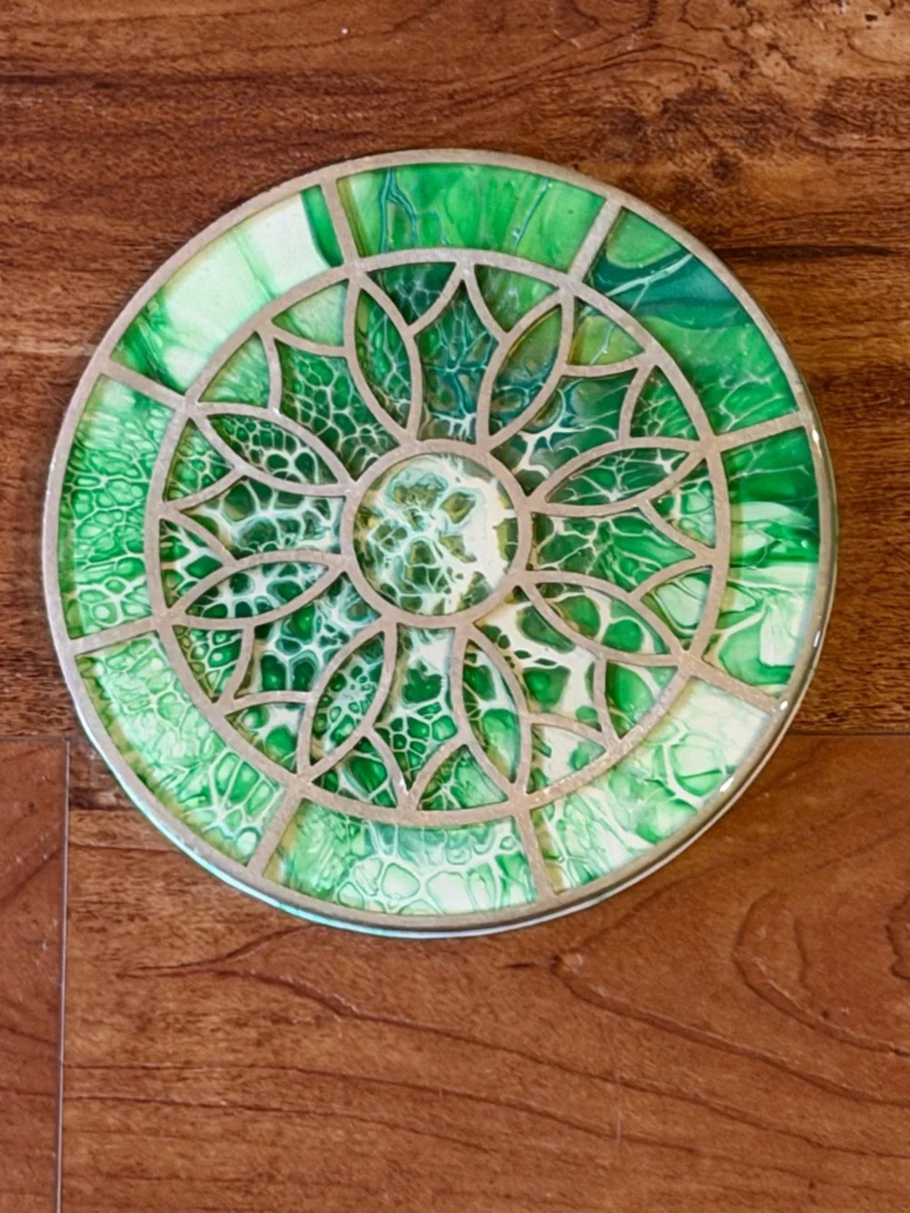 2pc Sacred Geometry Resin Wall Art 6